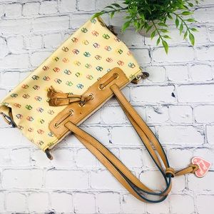 Dooney and Bourke Yellow Multicolor Monogram Bag